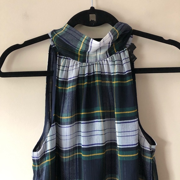 J. Crew tie neck top in Stewart plaid - Picture 4 of 7